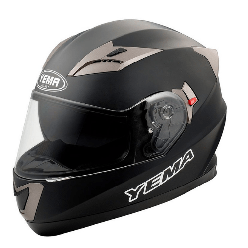 Yema YM-829 Matte Black - best motorcycle helmet for sun protection