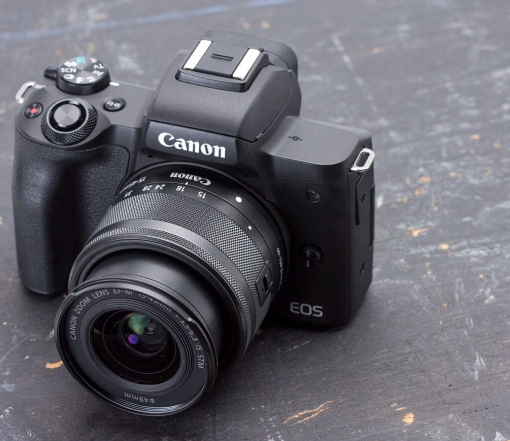 Canon EOS M50 Mark II - best camera for vlogging affordable
