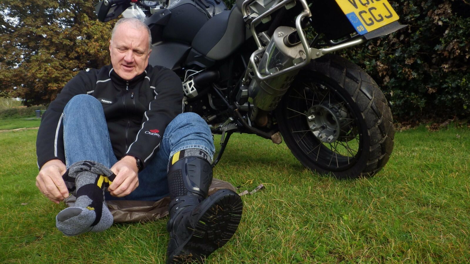 Socks for a Motorcycle Rider
