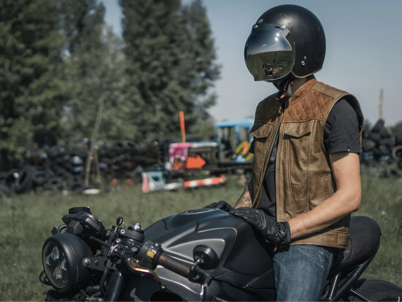 PersonalizationMotorcycleLeatherVest