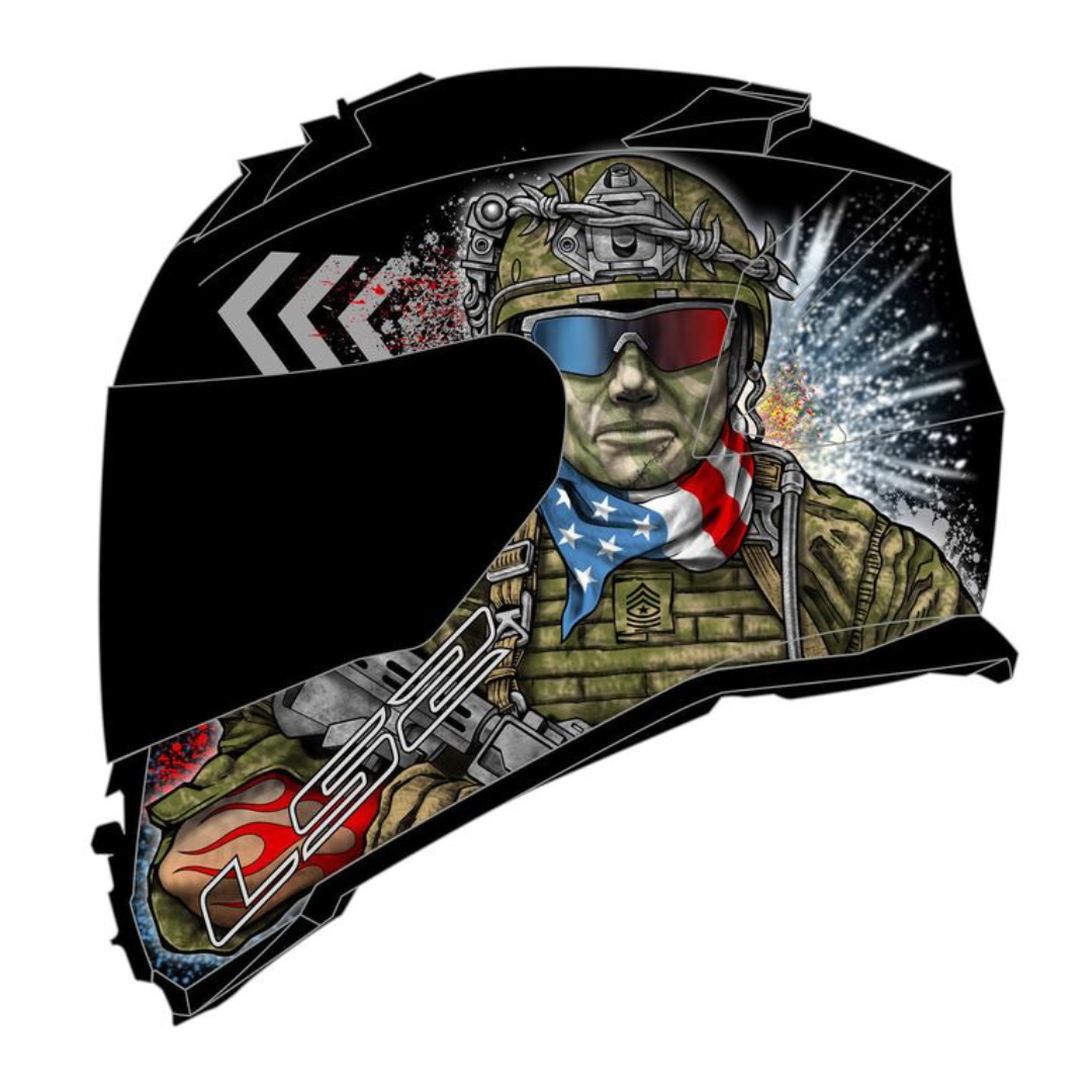 LS2 Assault Commando Helmet