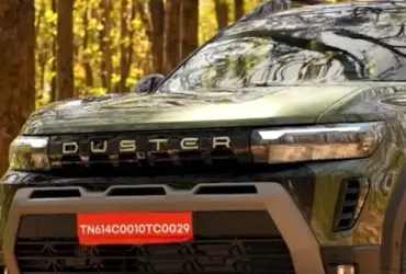 India-spec 2026 Renault Duster 1.3 Turbo petrol used to illustrate the Duster design; not the Strong Hybrid